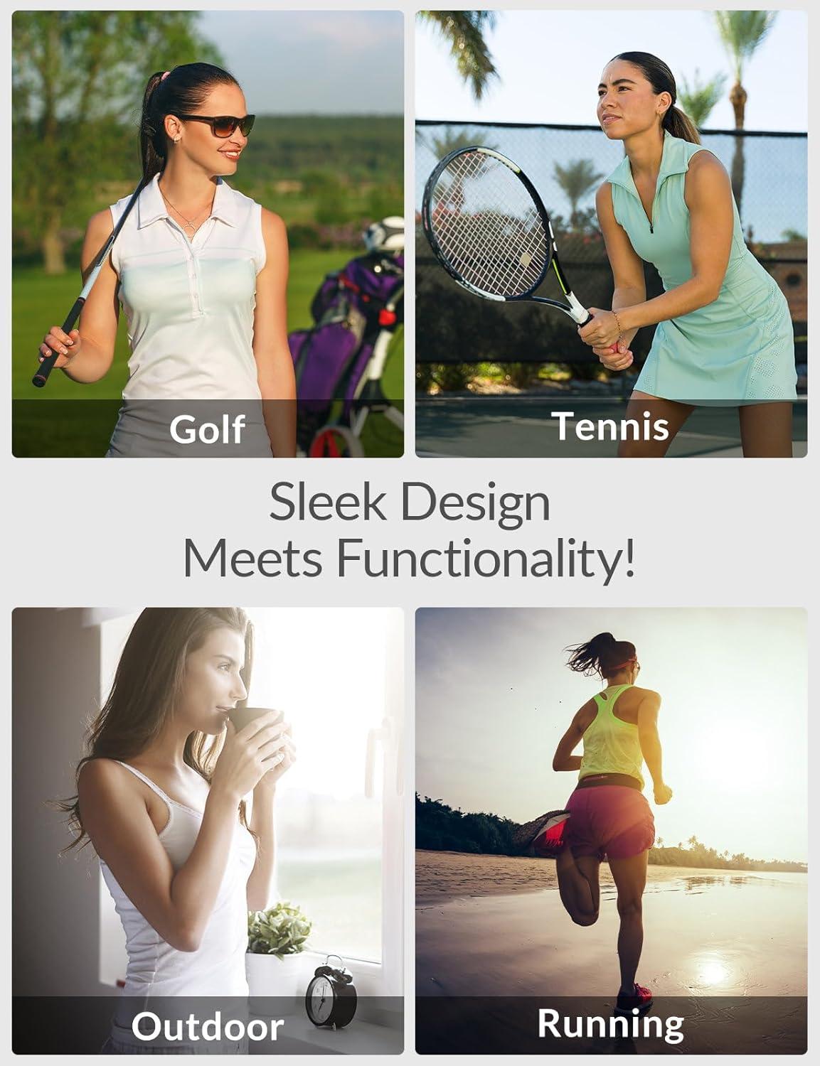 imagebaleaf Womens Golf Shirts Tank Top with Quarter Zip Collar Polo Tennis Sleeveless Racerback Tanks Quick Dry UPF 50 Light Pink M