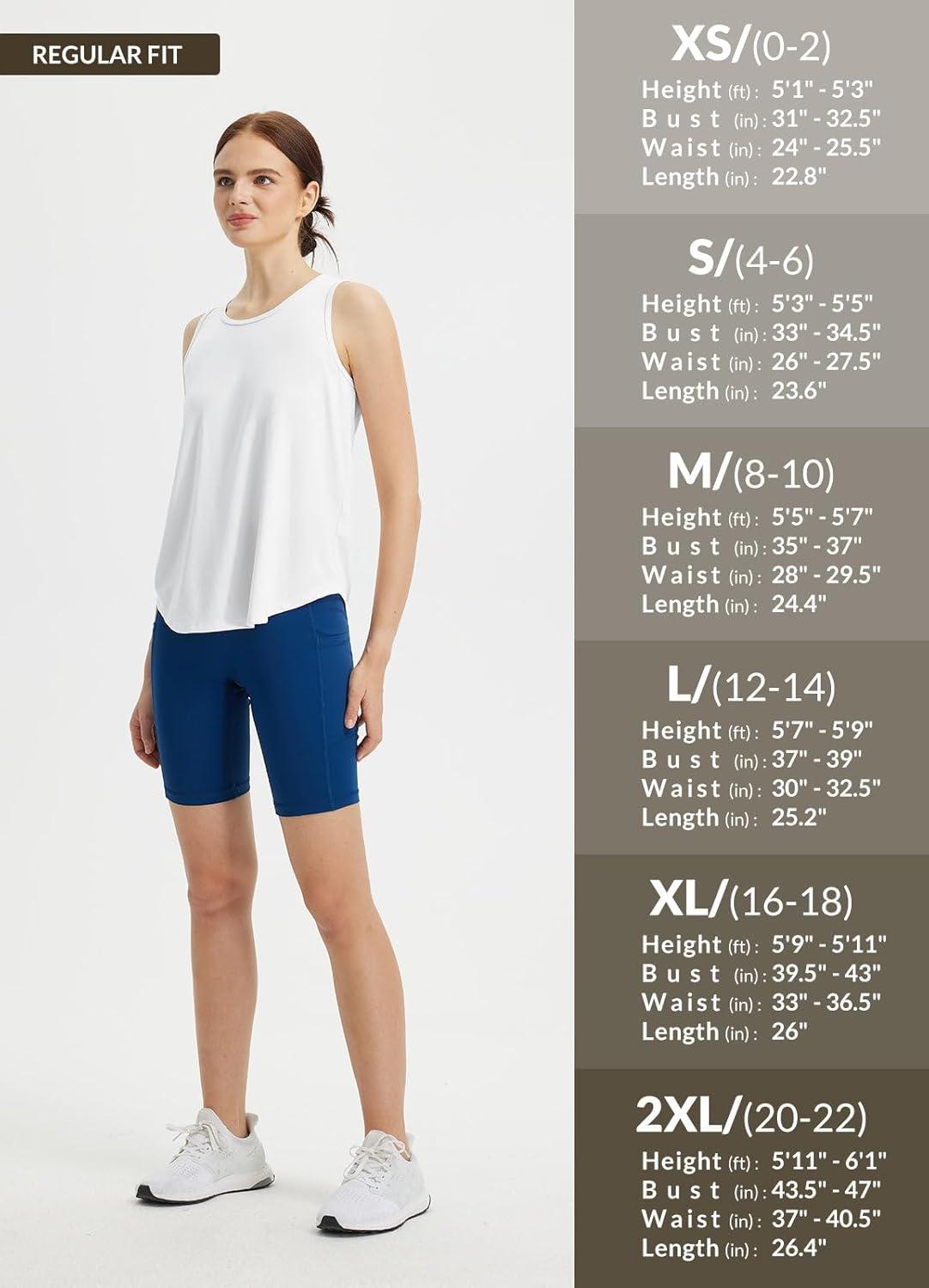 imagebaleaf Womens Workout Tops Racerback Sleeveless Running Athletic Tank Tops Quick Dry Shirts for Sports Gym ExerciseWhite