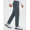 imagebaleaf Mens 30quot Fleece Lined Golf Pants Warm Winter Stretchy Casual Business Travel 3 PocketsDark Gray