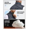 imagebaleaf Mens Puffer Vest Outerwear Golf Sleeveless Jacket Winter Warm Lightweight Pockets WindproofDark Gray