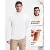 imagebaleaf Mens UPF 50 Full Zip Light Jacket Hooded Long Sleeve Cooling Shirt with Pocket Hiking Fishing Outdoor Performance02white