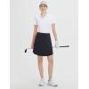 imagebaleaf Skorts for Woman 20quot Knee Length Golf Tennis Skirt High Waisted Long Athletic Casual Pockets UPF 50Black
