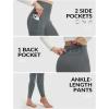 imagebaleaf Super High Waisted Leggings for Women with Pockets Stretchy Tummy Control Soft Yoga Workout Gym Petite PantsDark Gray