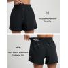 imagebaleaf Womens 3quot Workout Shorts High Waisted Athletic Running Shorts with Liner Sports Lightweight Quick DryBlack