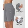 imagebaleaf Womens 3quot5quot7quot9quot High Waisted Swim Board Shorts Quick Dry Swimsuits Bottoms Trunks with PocketsDark Gray