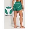 imagebaleaf Womens 3quot5quot7quot9quot High Waisted Swim Board Shorts Quick Dry Swimsuits Bottoms Trunks with PocketsTurquoise