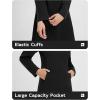 imagebaleaf Womens Fleece Sweatshirt Dress Thermal Long Winter Fall Tunic Dresses Outfits with Pocket Hooded PulloverBlack