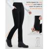 imagebaleaf Womens Thermal Fleece Lined Leggings with Pockets Ankle Zip Reflective Water Resistant High Waisted Warm Snow PantsBlack