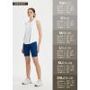 imagebaleaf Womens Workout Tops Racerback Sleeveless Running Athletic Tank Tops Quick Dry Shirts for Sports Gym ExerciseWhite