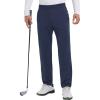 imagebaleaf Mens 30quot Fleece Lined Golf Pants Warm Winter Stretchy Casual Business Travel 3 PocketsNavy Blue