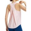 imagebaleaf Womens Workout Tops Racerback Sleeveless Running Athletic Tank Tops Quick Dry Shirts for Sports Gym ExerciseLight Pink