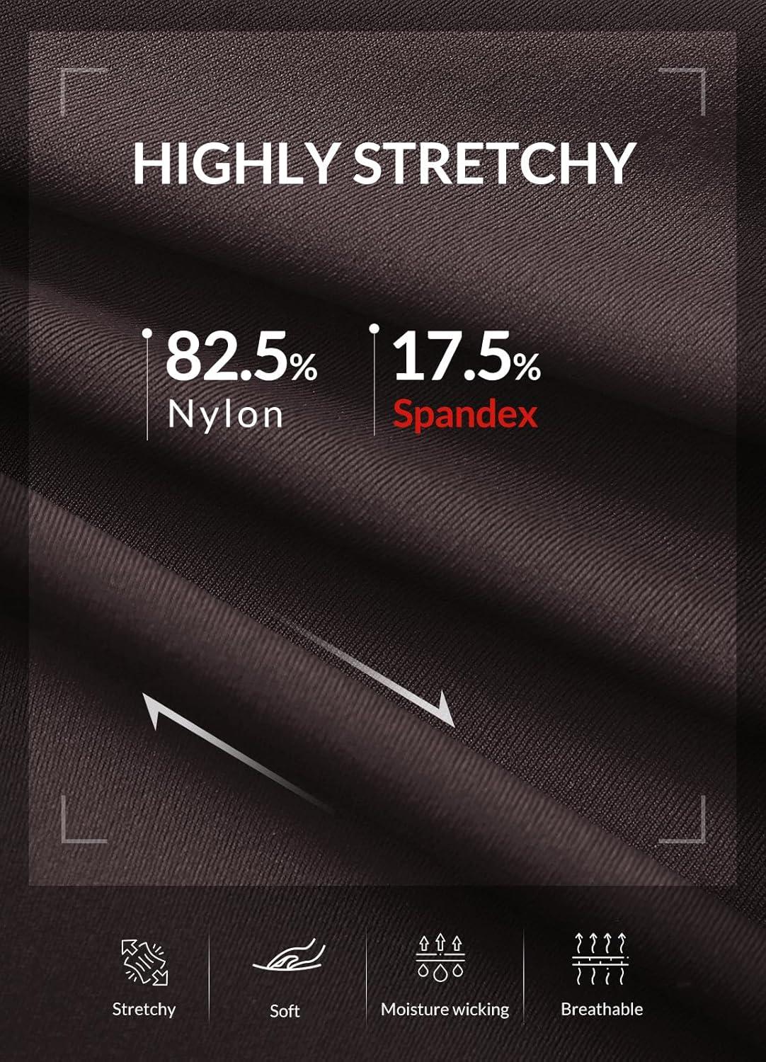 imagebaleaf 78 Workout Leggings with Pockets for Women High Waisted Tummy Control Plus Size Yoga Pants for Running Gym AthleticSeal Brown