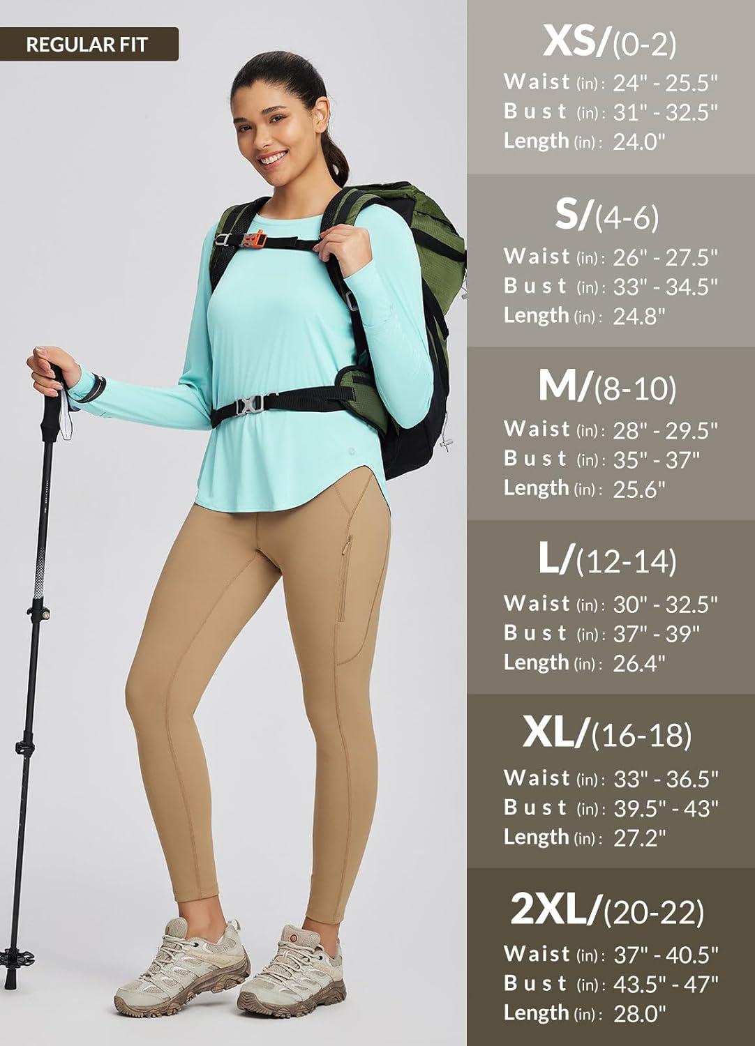 imagebaleaf Womens Sun Shirts UPF50 Long Sleeve Workout Tops Running Athletic Lightweight Quick DryLight Green