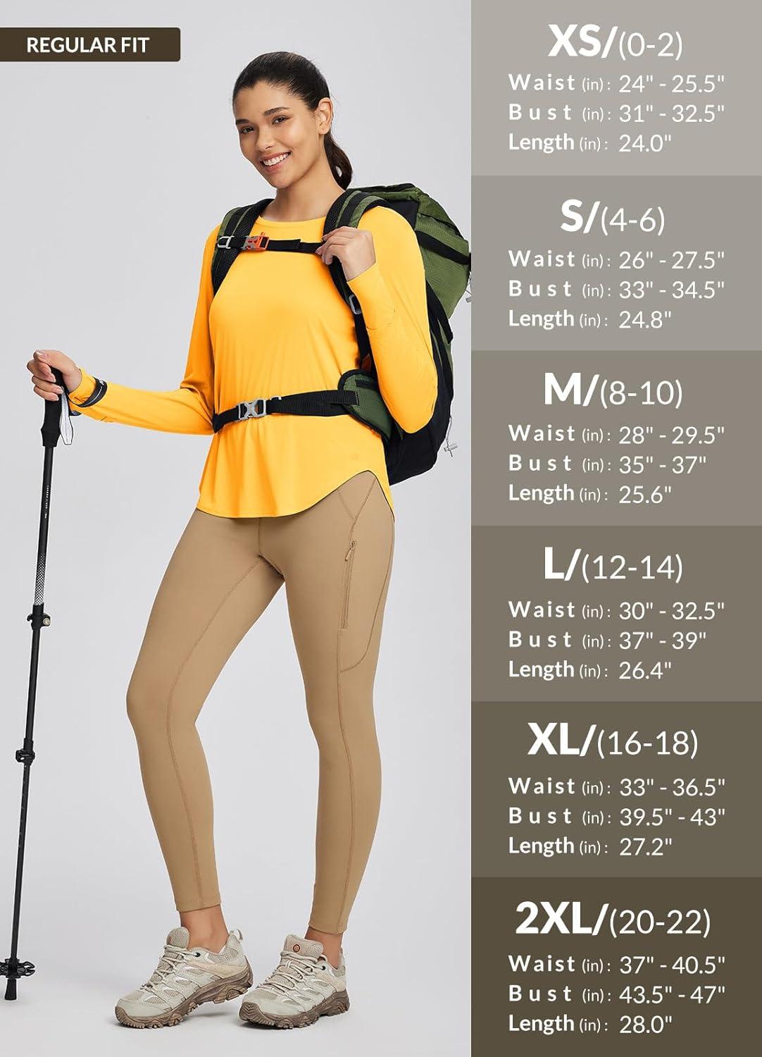 imagebaleaf Womens Sun Shirts UPF50 Long Sleeve Workout Tops Running Athletic Lightweight Quick DryYellow