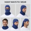 imagebaleaf Balaclava Ski Mask Winter Water Resistant Face Mask for Men Women Cold Weather Gear Skiing Snowboarding Neck GaiterBlue