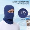 imagebaleaf Balaclava Ski Mask Winter Water Resistant Face Mask for Men Women Cold Weather Gear Skiing Snowboarding Neck GaiterBlue