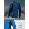 imagebaleaf Mens Winter Cycling Jackets Water Resistant Thermal Running Softshell Jacket Warm Cold Weather Pockets06nautical Blue