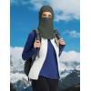 imagebaleaf Ski Mask Balaclava Face Mask Men Water Resistant Ski Mask for Women Cold Weather Snowboarding Gear Fleece Neck GaiterArmy Green
