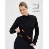 imagebaleaf Thermal Long Sleeve Shirts for Women Turtleneck Tops Fleece Lined Base Layer with Thumb Hole Cold Weather Winter GearBlack