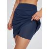 imagebaleaf Womens 18quot Golf Skorts Skirts Knee Length Athletic Tennis Skort Modest Long Casual with Pockets SoftNavy