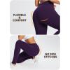 imagebaleaf Womens Fleece Lined Leggings Water Resistant Thermal Winter Warm Tights High Waisted with Pockets Running GearDark Purpleone Pocket27