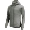 imagebaleaf Mens Running Jacket Lightweight Warm Up Puffer Jacket Hybrid Thermal Hiking Golf Insulated Coat Thumble HoleOlive