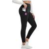 imagebaleaf Womens Fleece Lined Leggings Thermal Warm Winter Tights High Waisted Yoga Pants Cold Weather with PocketsBlack