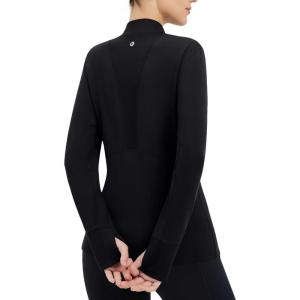 imagebaleaf Thermal Long Sleeve Shirts for Women Turtleneck Tops Fleece Lined Base Layer with Thumb Hole Cold Weather Winter GearBlack