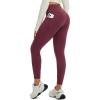 imagebaleaf Womens 25quot Petite Fleece Lined Leggings High Waisted Warm Thermal Winter with Pockets Snow PantsHeather Wine Red