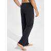 imagebaleaf Mens Sweatpants Yoga Lounge Cotton Pajama Pants Casual Open Bottom Straight Leg Stretchy Sweat Pants with PocketsBcharcoalzipper Pocket