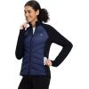 imagebaleaf Womens Cycling Puffer Jacket Winter Warm Lightweight Insulated Hiking Jackets Zip Pockets Running SkiingBlueBlack