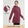 imagebaleaf Womens Long Puffer Quilted Outerwear Water Resistant Winter Warm Coat Lightweight Puffy Jackets with Hood OutdoorWine Red