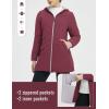 imagebaleaf Womens Long Puffer Quilted Outerwear Water Resistant Winter Warm Coat Lightweight Puffy Jackets with Hood OutdoorWine Red