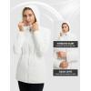 imagebaleaf Womens Winter Coat Long Puffer Jacket Quilted Jackets with Hood Warm Running Insulated Hiking SnowStar White