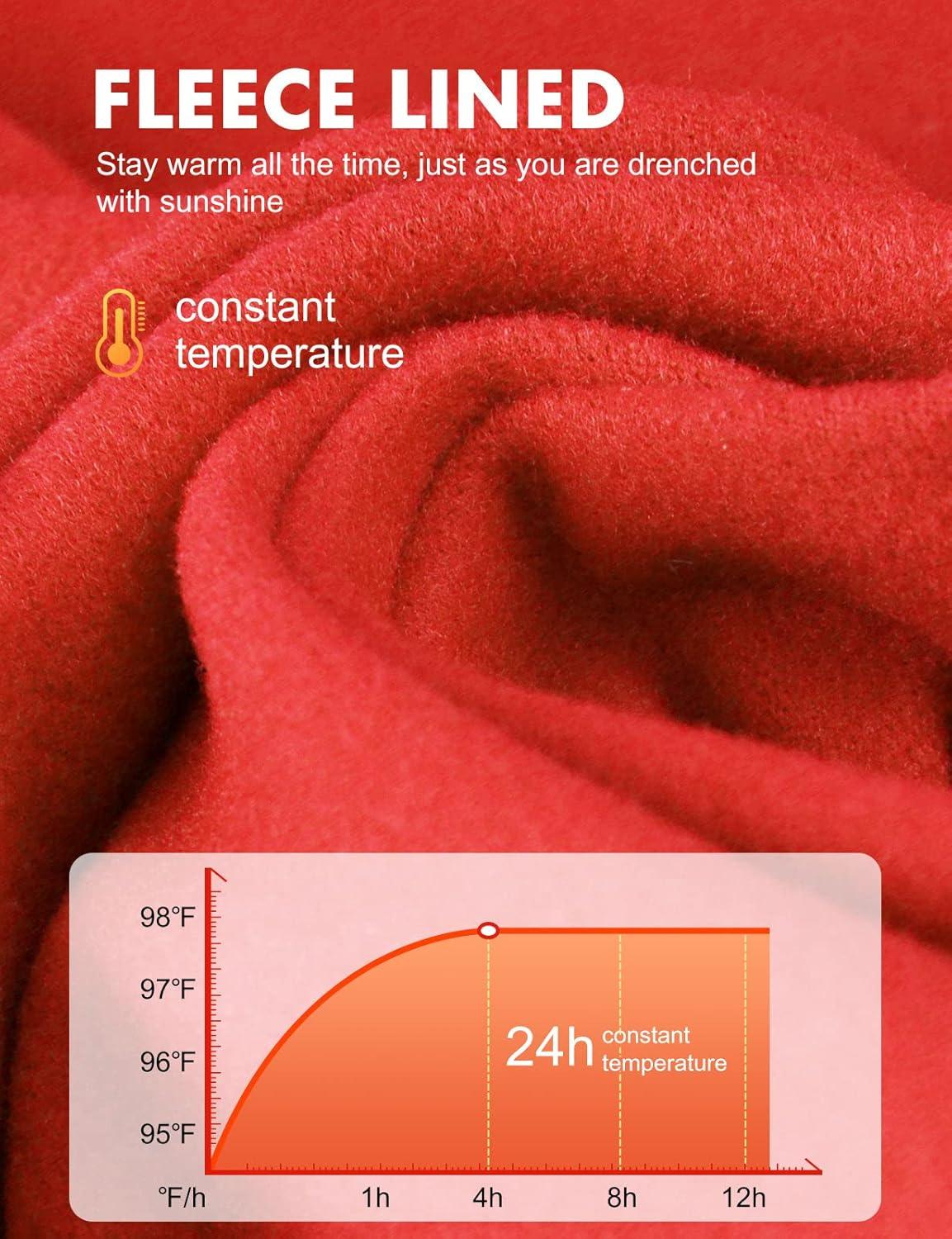 imagebaleaf Womens Thermal Tops Fleece Shirts Running Workout Athletic Base Layer Warm Cold Weather Gear Mock NeckCoralmock Neck