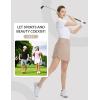 imagebaleaf Womens Golf Skirts with 5 Pockets High Waisted Skorts Tennis Athletic RunningKhaki