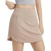 imagebaleaf Womens Golf Skirts with 5 Pockets High Waisted Skorts Tennis Athletic RunningKhaki