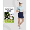 imagebaleaf Womens Golf Skirts with 5 Pockets High Waisted Skorts Tennis Athletic RunningNavy Blue