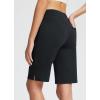 imagebaleaf womens Bermuda ShortsBlackdrawstring