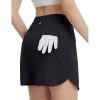 imagebaleaf Womens Golf Skirts with 5 Pockets High Waisted Skorts Tennis Athletic RunningBlack