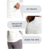 imagebaleaf Womens Lightweight Warm Puffer Vest Running Winter Hybrid Sleeveless Quilted Water Resistant JacketStar White