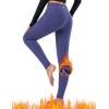 imagebaleaf Womens Fleece Lined Leggings Thermal Warm Winter Tights High Waisted Yoga Pants Cold WeatherClassic Navy