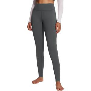 imagebaleaf Womens Fleece Lined Leggings Thermal Warm Winter Tights High Waisted Yoga Pants Cold WeatherGray