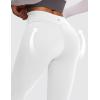 imagebaleaf Leggings for Women Fleece Lined Tights Thermal Warm Winter High Waisted Thick Yoga Pants Cold Weather Inner PocketWhite