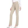 imagebaleaf Womens Yoga Dress Pants Stretchy Work Slacks Business Casual Straight LegBootcut Pull on Trousers w 4 PocketsKhaki