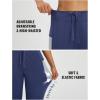 imagebaleaf Womens Fleece Lined Pants Thermal WaterResistant Winter Joggers Warm Running Athletic Sweatpants with PocketsNavy Blue