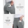 imagebaleaf Womens Thick Fleece Lined Leggings Winter Warm Jeggings Water Resistant High Waisted Tights Snow Pants 4 PocketsDark Gray