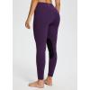 imagebaleaf Womens Winter Horse Riding Pants Fleece Breeches KneePatch Equestrian with Pockets Tights Horseback LeggingsPurple