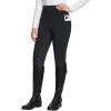 imagebaleaf Womens Winter Riding Pants Full Seat Breeches Fleece Horse Equestrian Tights Horseback Leggings Zipper PocketsBlackb