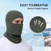 imagebaleaf Balaclava Ski Mask Winter Water Resistant Face Mask for Men Women Cold Weather Gear Skiing Snowboarding Neck GaiterArmy Green